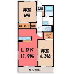 エトワール城東の物件間取画像